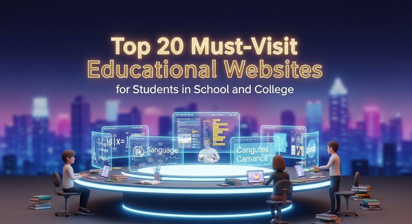Top 20 Best Educational Websites for School & College Students