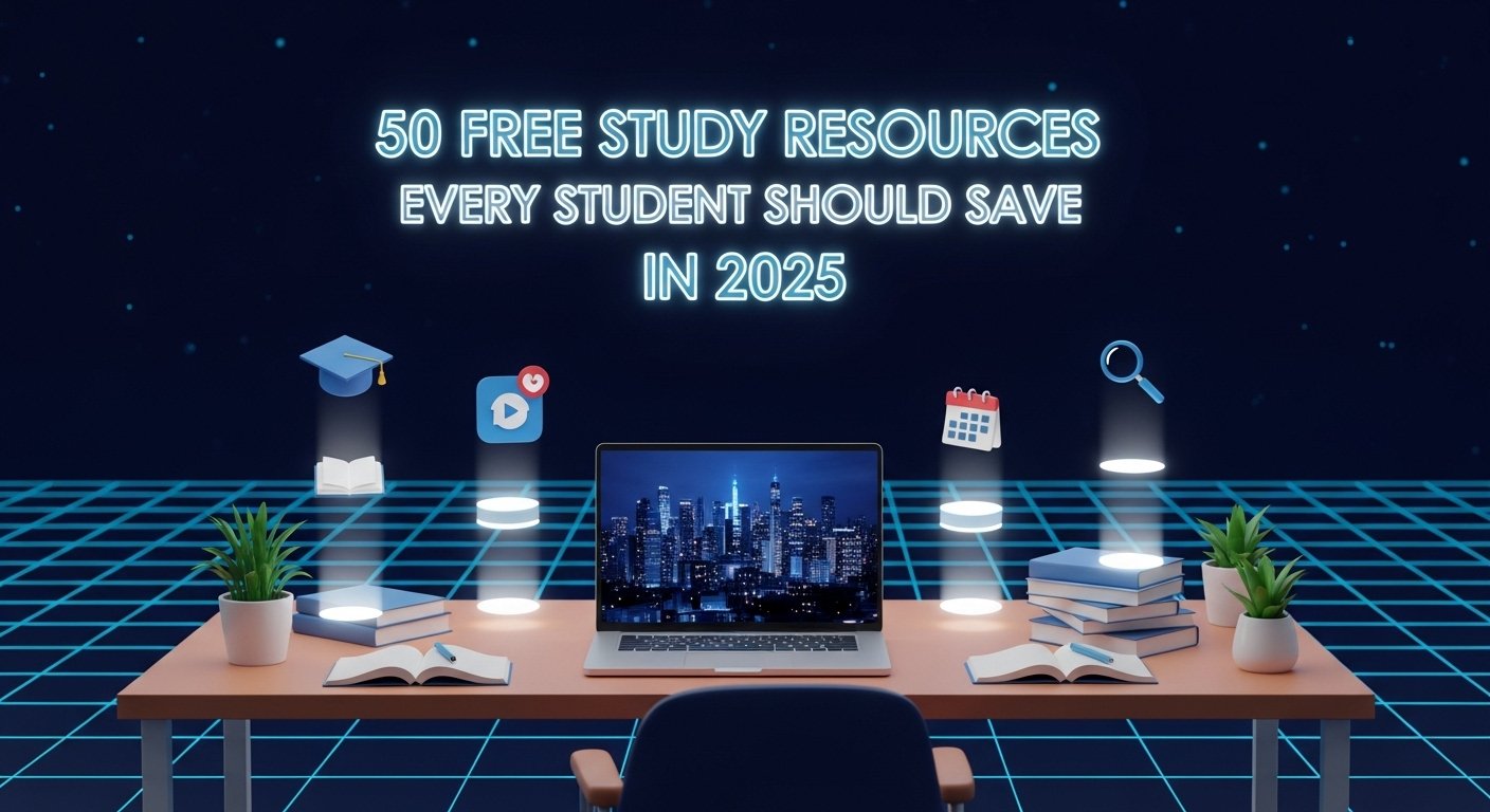 50 Free Study Resources Every Student Should Save in 2025